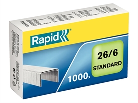 Rapid 26/6 Standard Hæfteklammer 24861300